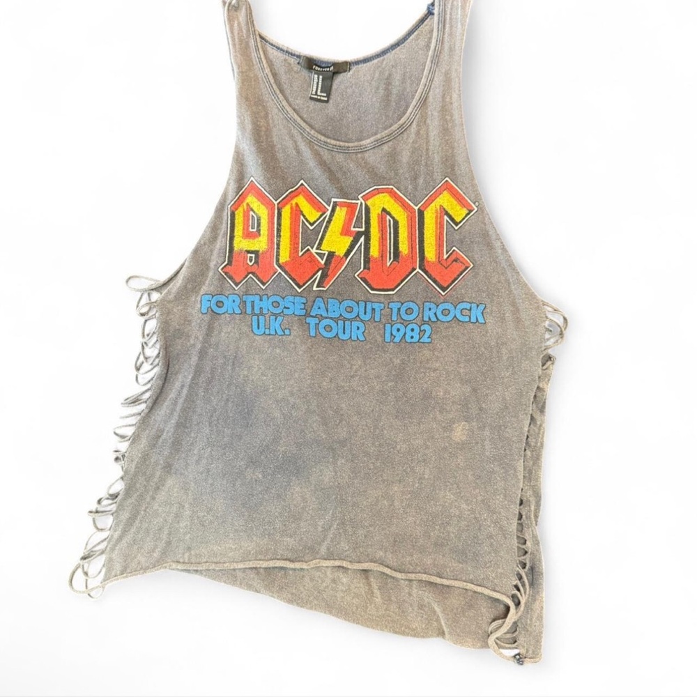 Forever 21 AC/DC grunge tank